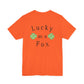 Lucky as a Fox Unisex Jersey Short Sleeve Tee