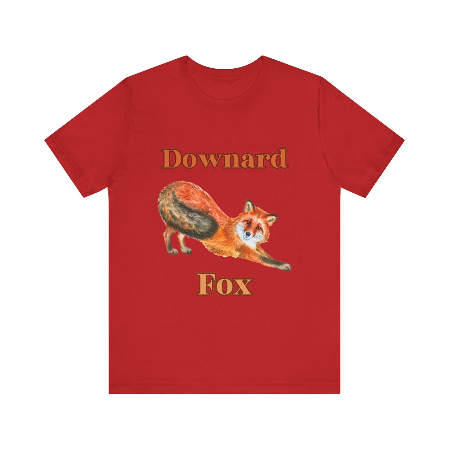 Downward Fox Unisex Jersey Short Sleeve Tee