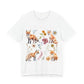 Flower Foxes Unisex Jersey Short Sleeve Tee