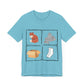 Fox, Rocks, Box, Socks Unisex Jersey Short Sleeve Tee