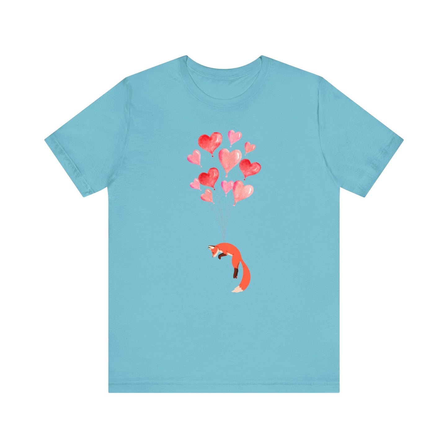 Valentine balloons Unisex Jersey Short Sleeve Tee