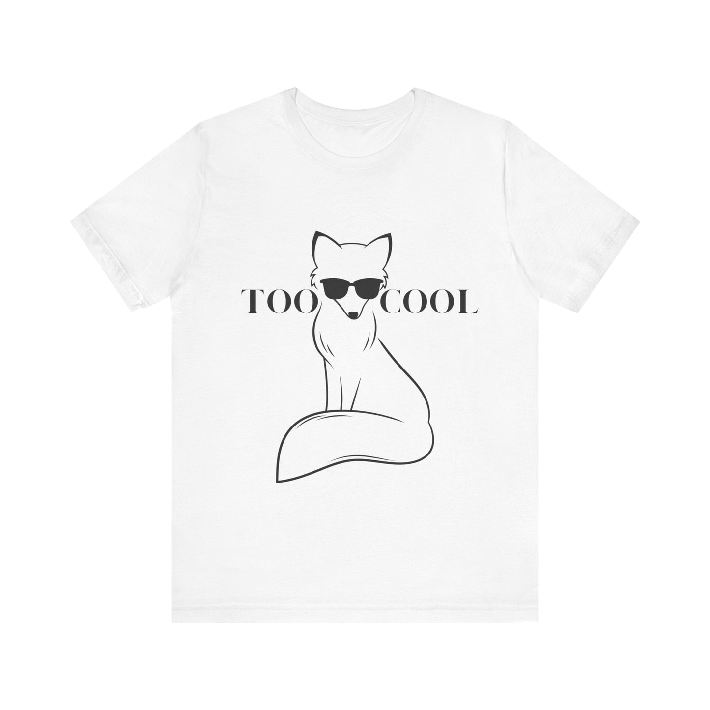 Too Cool Fox Unisex Jersey Short Sleeve Tee