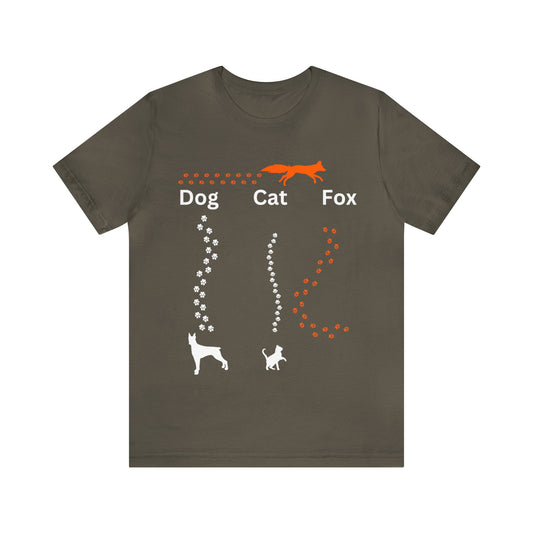 Fox tracks Unisex Jersey Short Sleeve Tee