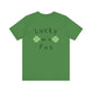 Lucky as a Fox Unisex Jersey Short Sleeve Tee