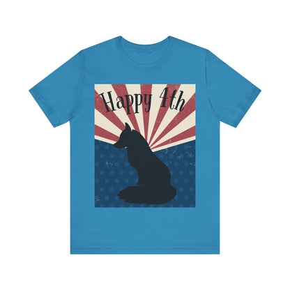 Happy 4th Unisex Jersey Short Sleeve Tee