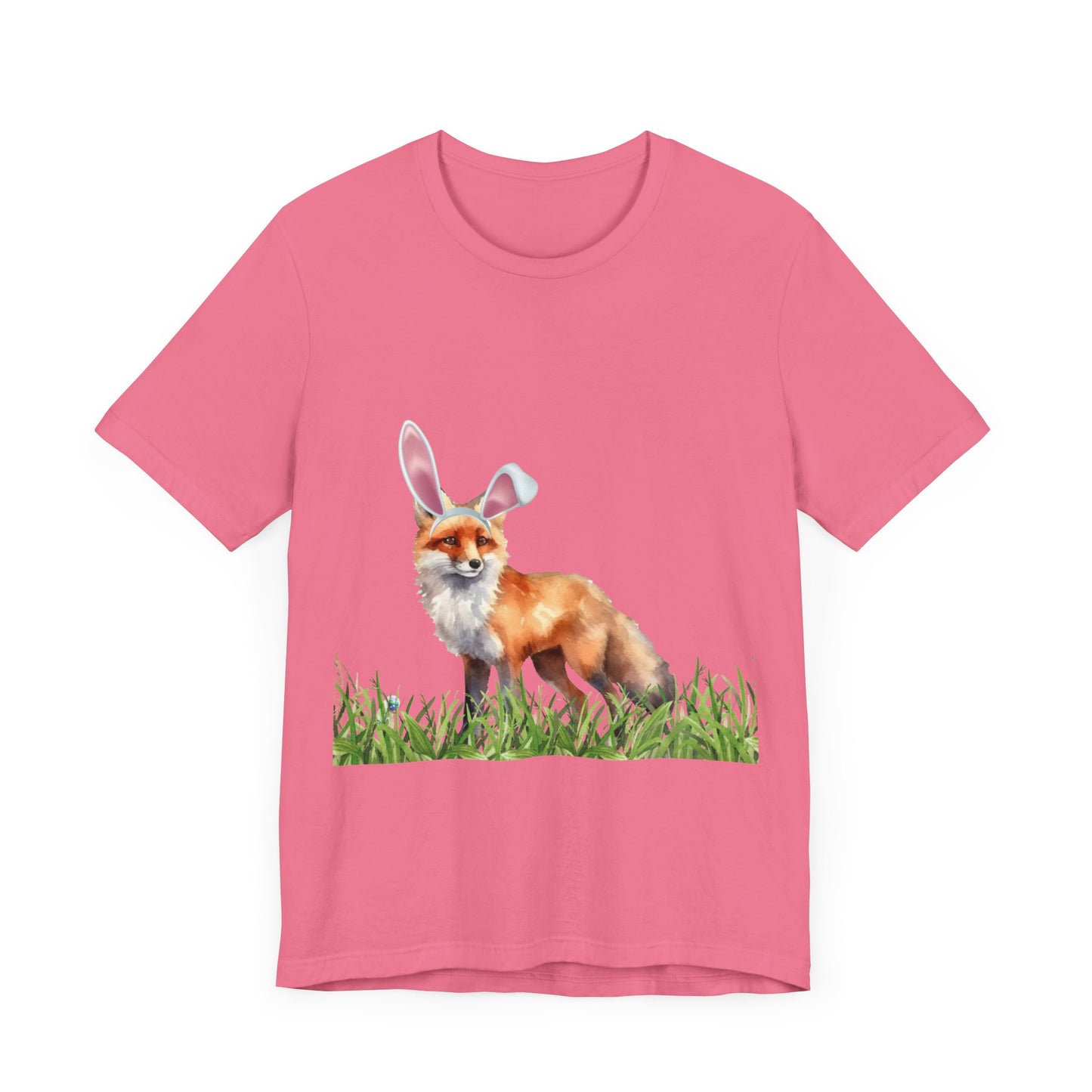 Easter Fox Unisex Jersey Short Sleeve Tee