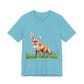 Easter Fox Unisex Jersey Short Sleeve Tee