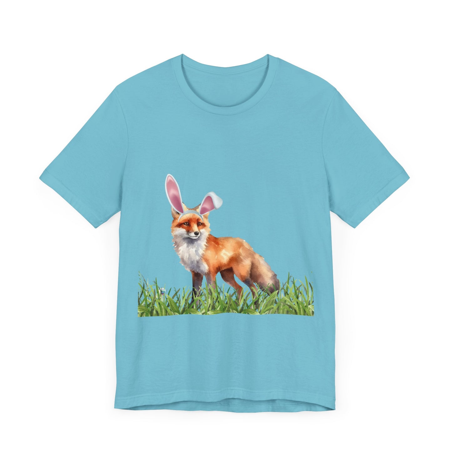 Easter Fox Unisex Jersey Short Sleeve Tee